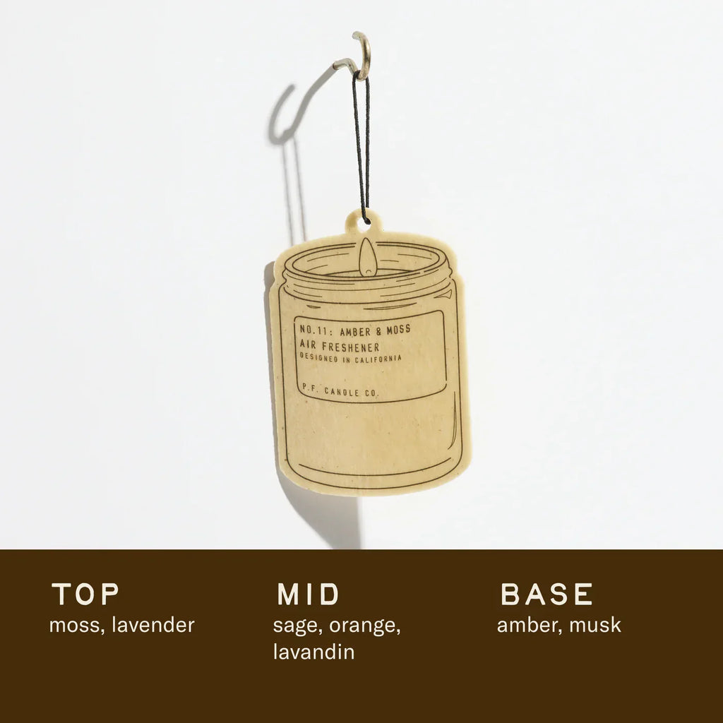 Amber & Moss– Air Freshener 2 pack