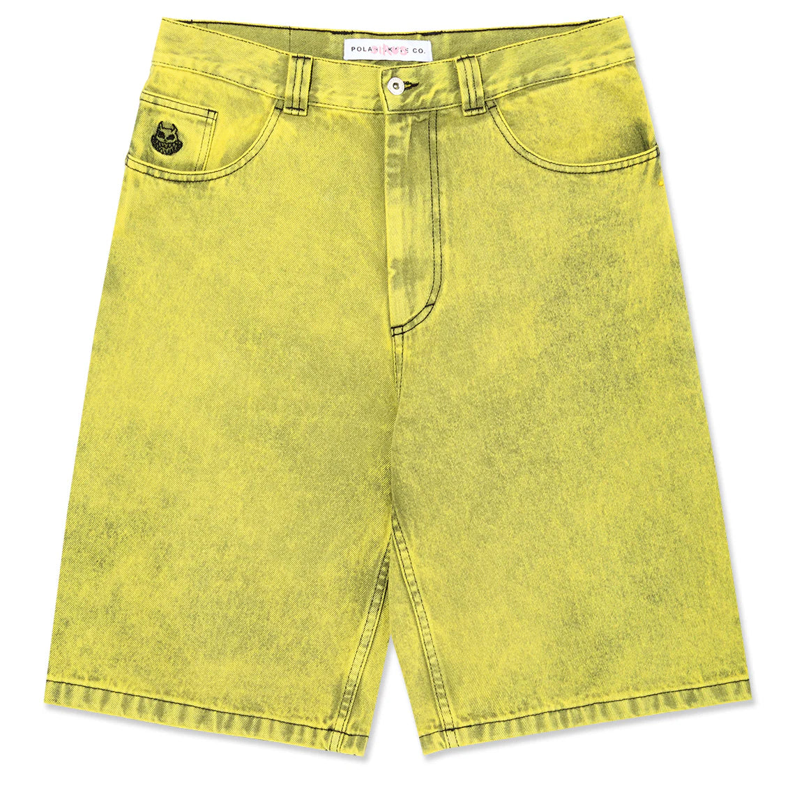 Polar Skate Co Big Boy Shorts Lemon Black