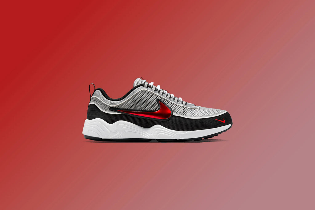 Air Zoom Spiridon SP - Metallic Silver/Sport Red/Black/White