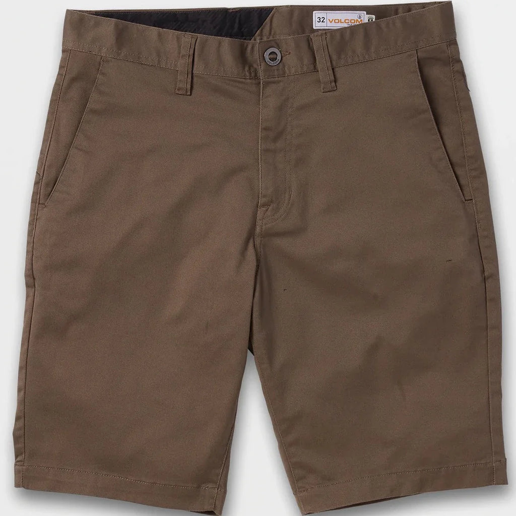 Volcom Frickin Modern Stretch Shorts Mushroom