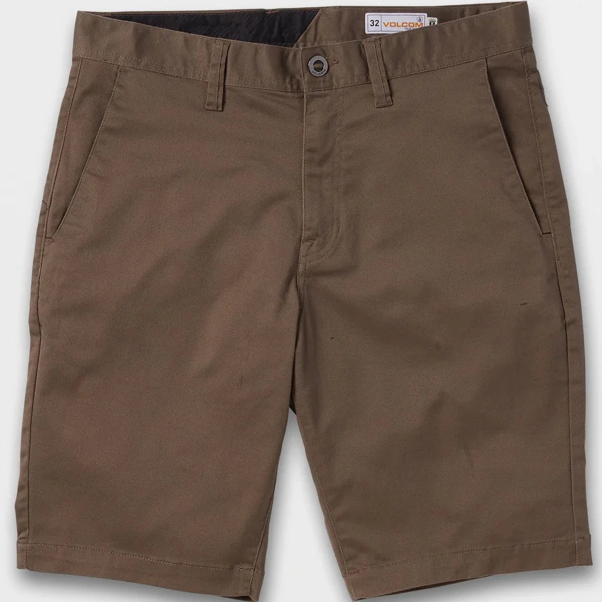 Volcom Frickin Modern Stretch Shorts Mushroom