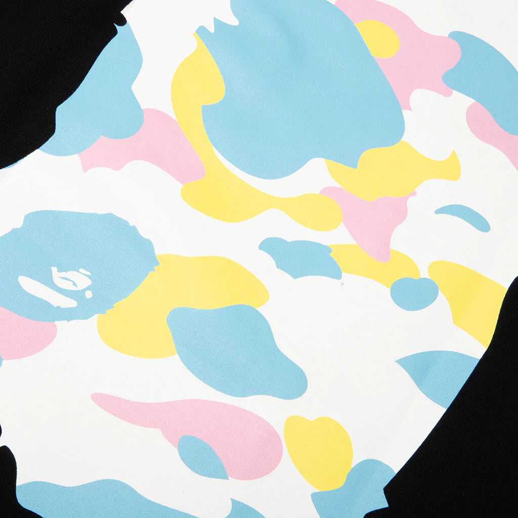 New Multi Camo Big Ape Head Tee Black