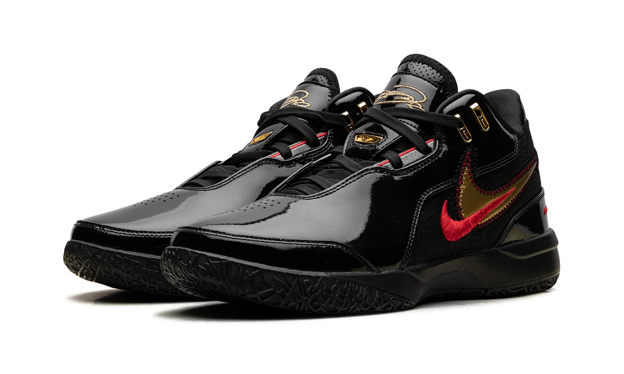 Zoom LeBron NXXT Gen AMPD "Black University Red Gold" FJ1566 001