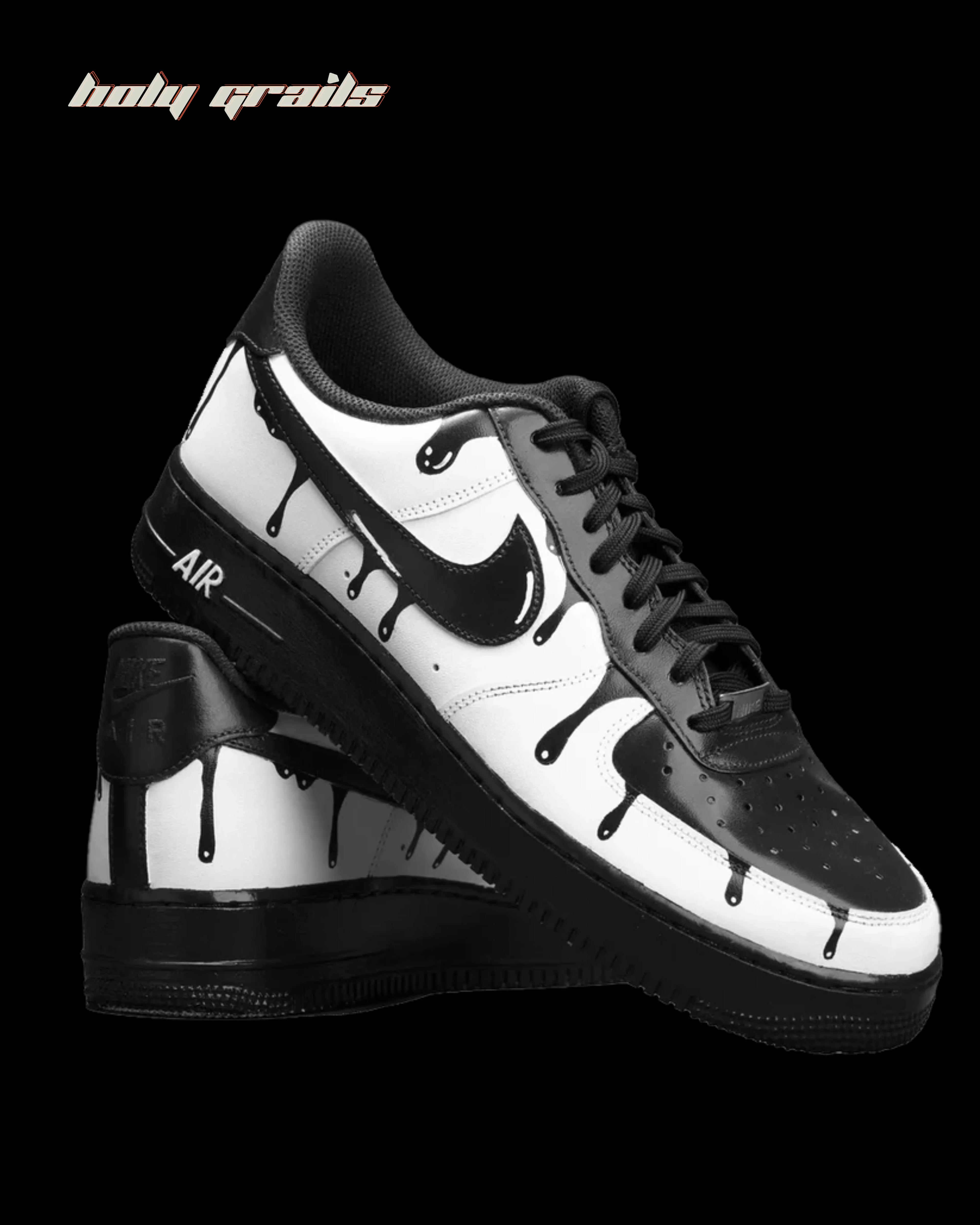 Air Force 1 x Black White Drip