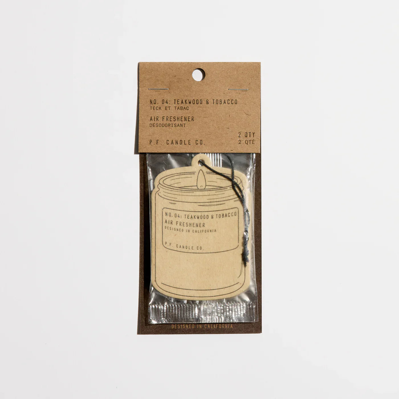 Teakwood & Tobacco– Air Freshener 2 Pack