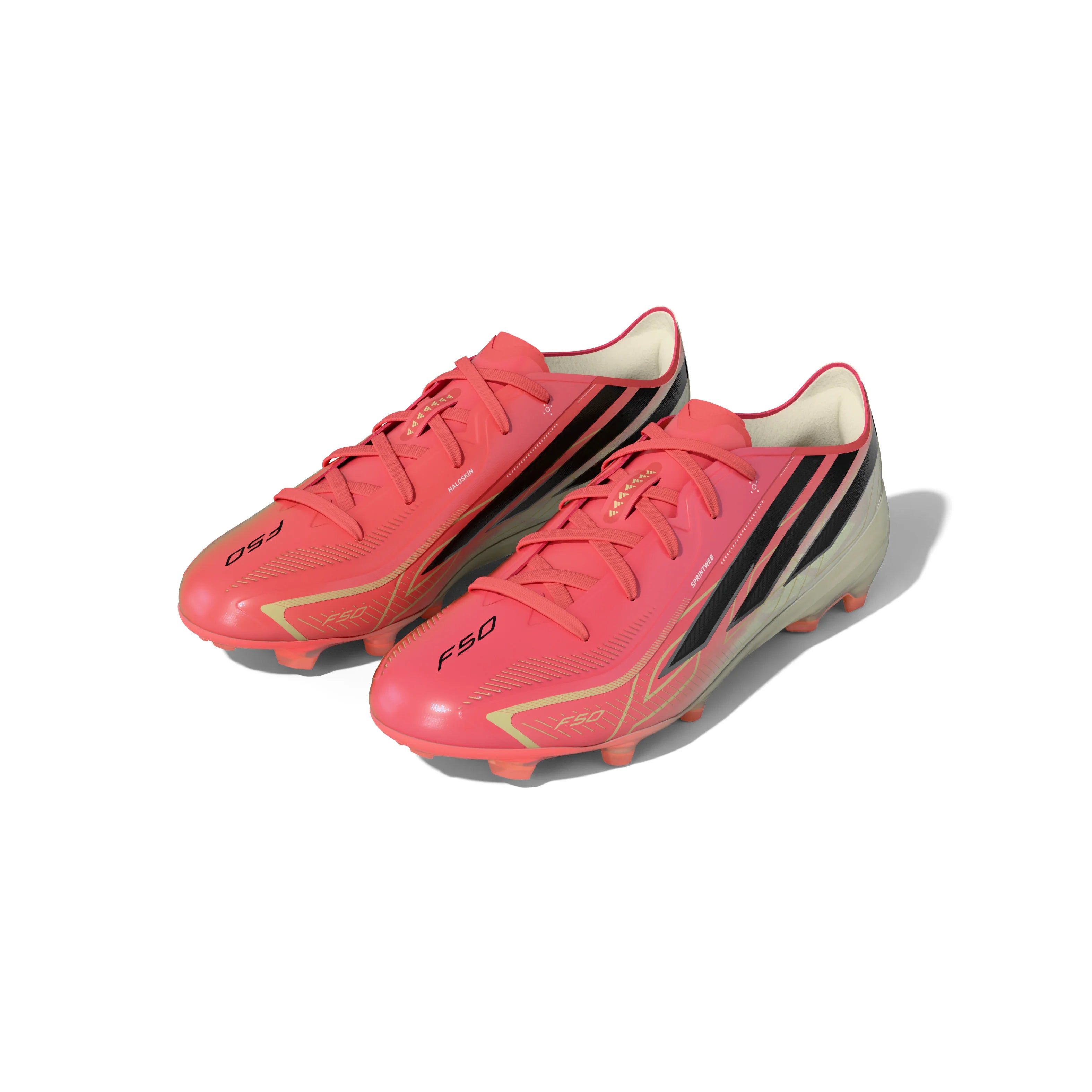 adidas F50 Hyperfast Elite Firm Ground Youth Soccer Cleats Turquesa Black Gold