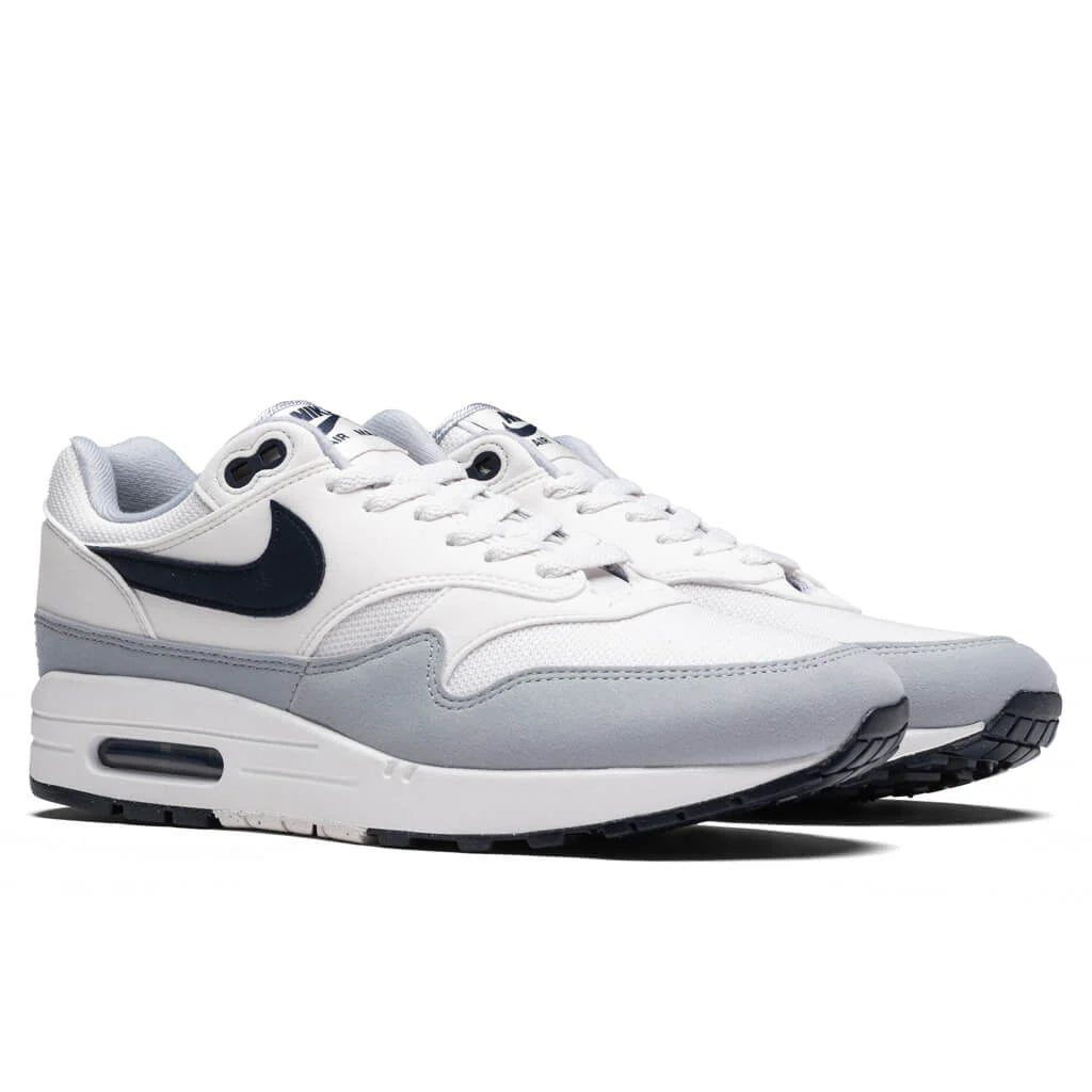 Air Max 1 Platinum Tint Dark Obsidian Wolf Grey