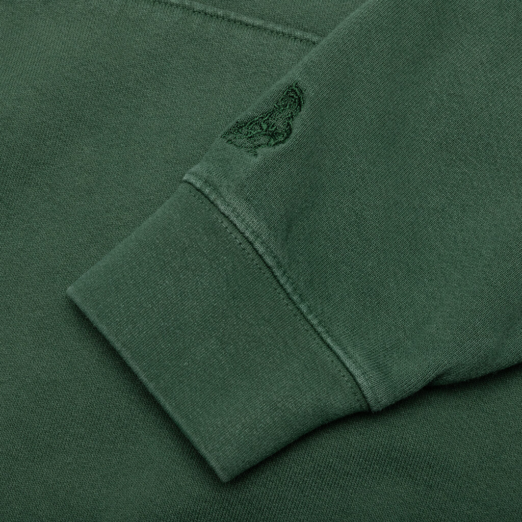 Wild West Hooded Sweatshirt Olive Green
