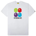 Multi Ape Head By Bathing Ape Relaxed Fit Tee White