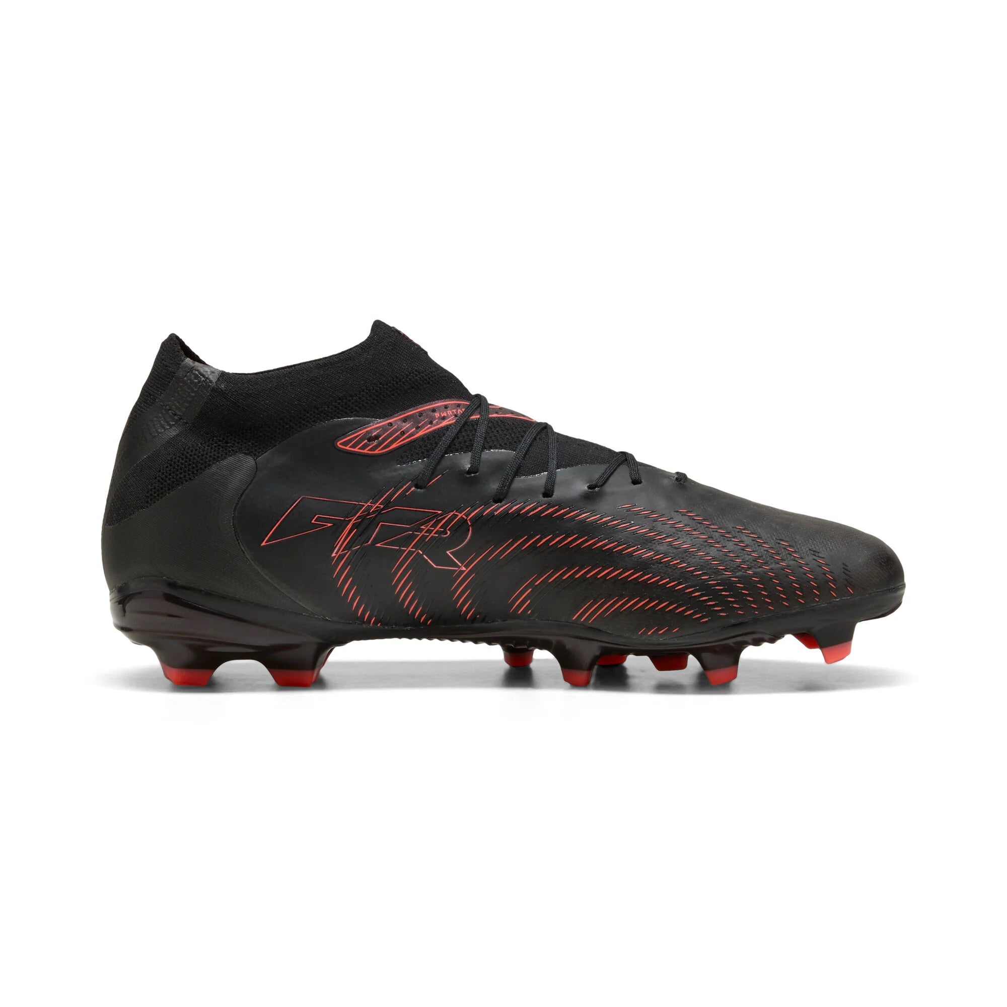 PUMA Future 9 Pro FG AG Firm Ground Artificial Ground Mens Soccer Cleats Black Red Gray