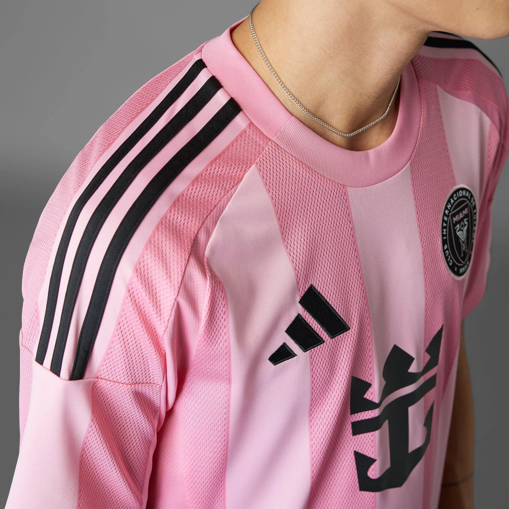 adidas Mens Inter Miami CF Messi Home Jersey 25 26 Pink