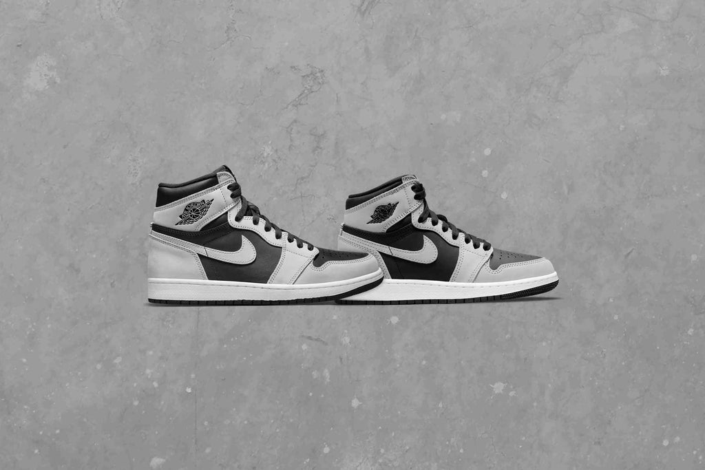 Air Jordan 1 Retro High OG Shadow 20 GS Black Light Smoke Grey