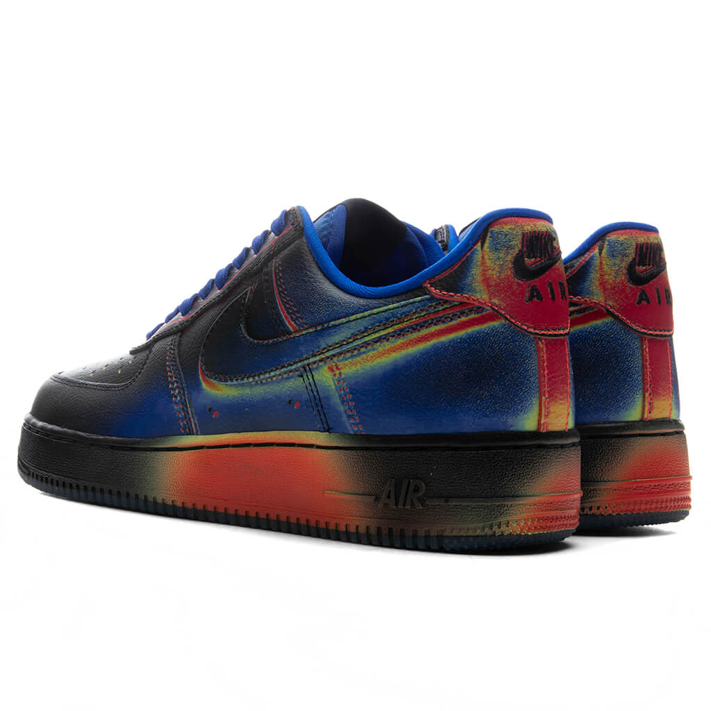 Air Force 1 Low Retro Heat Map Black Racer Blue Volt Ice Bright Crimson