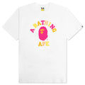 Colors College Tee White