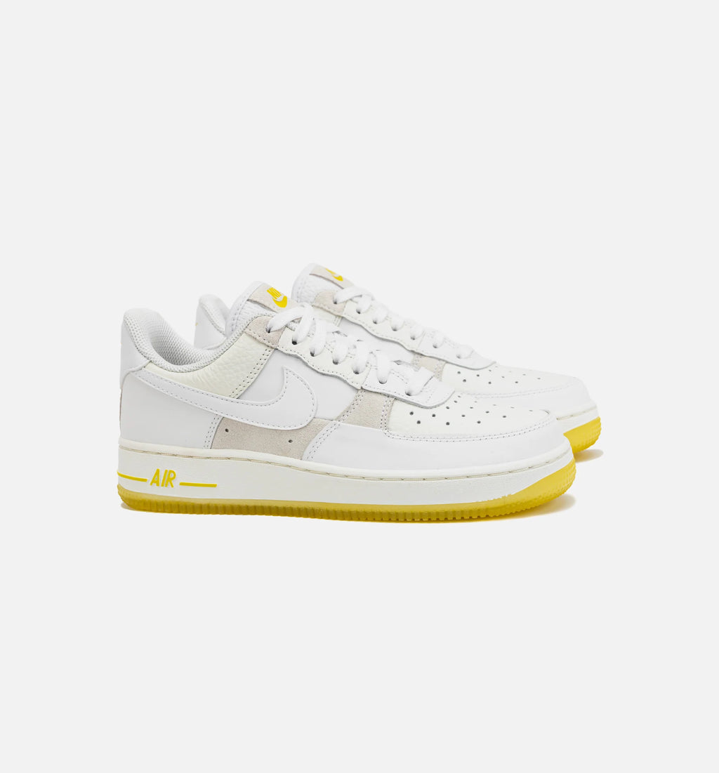 Air Force 1 Low Patchwork Womens Lifestyle Shoe Summit White Opti Yellow
