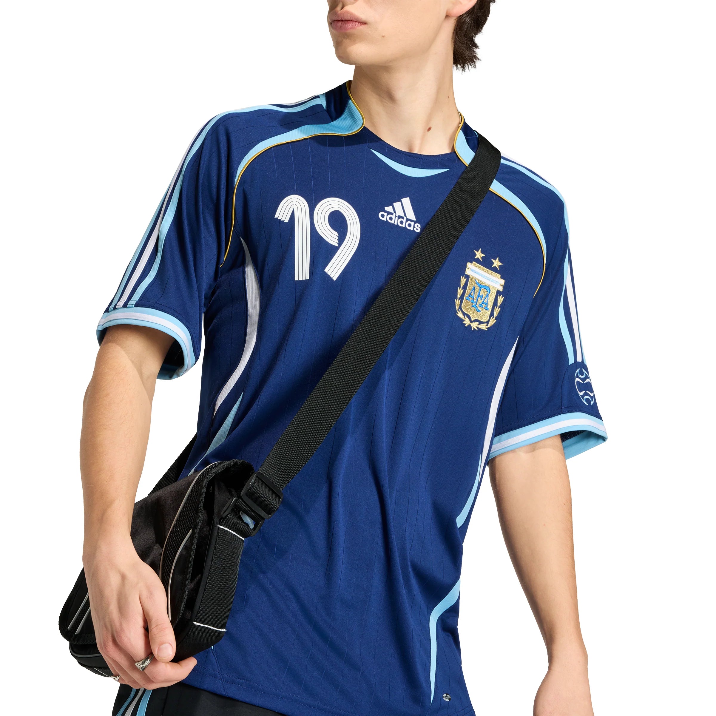 adidas Argentina Away Messi Mens Soccer Jersey 2006 Dark Blue