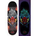 Santa Cruz x Stranger Things Hellfire Club Flames Deck 90 x 320