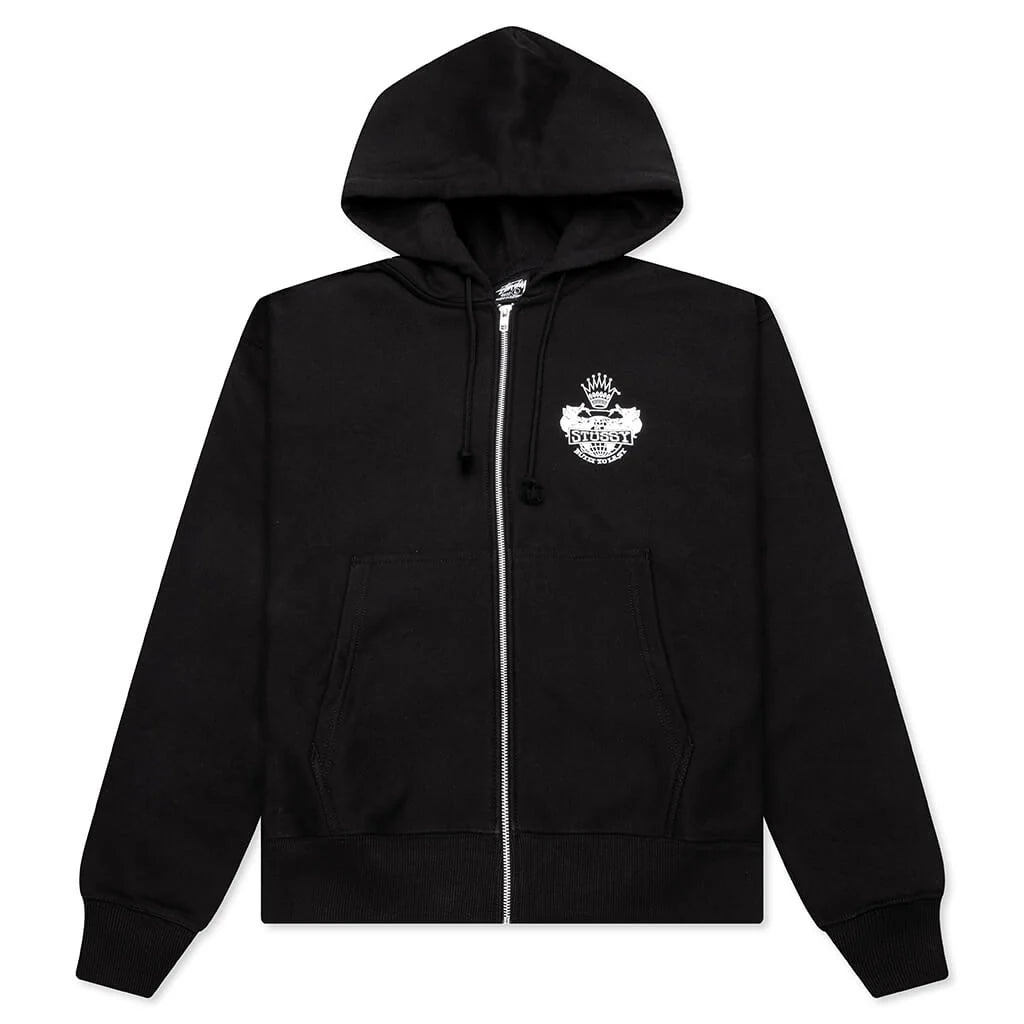 Built To Last Zip Hoodie Black