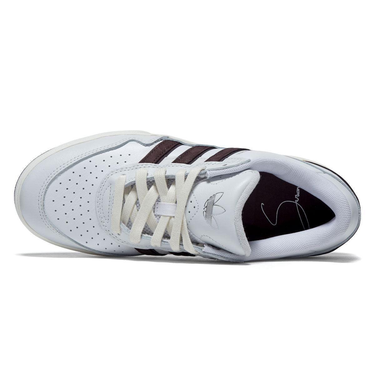Adidas Tyshawn II x Zach Saraceno Shoes - Crystal White/Shadow Brown/Off White
