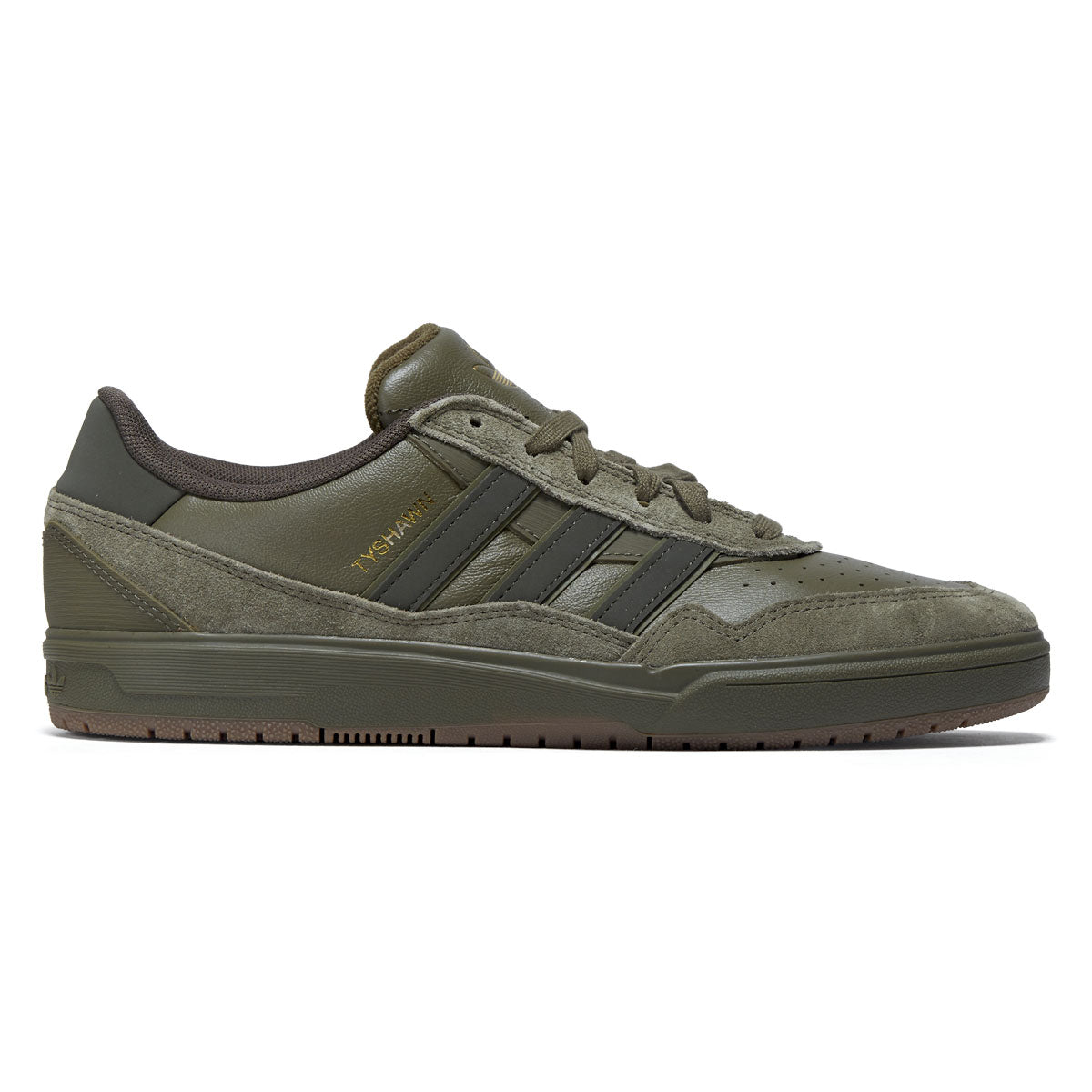 Adidas Tyshawn II Shoes - Olive Strata/Shadow Olive/Gum