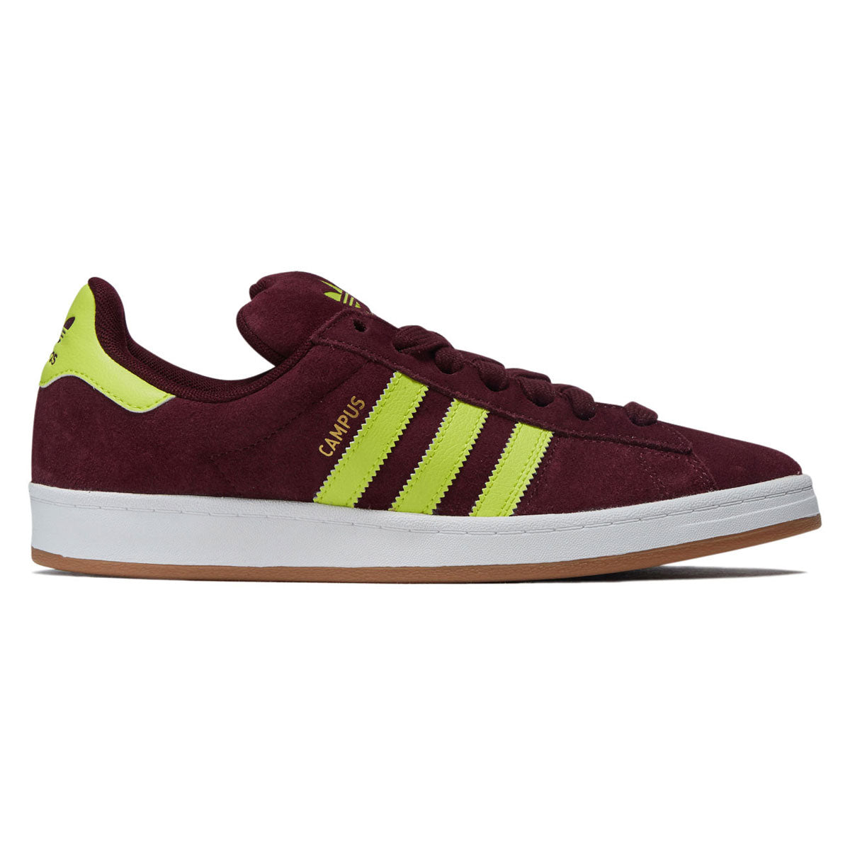 Adidas Campus 90s ADV Shoes - Maroon/Yellow/Ftwr White