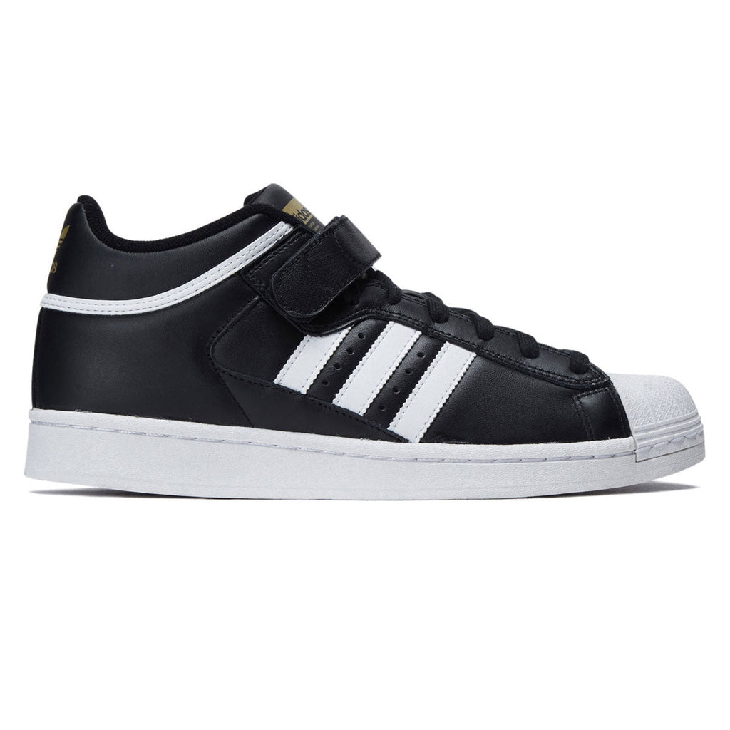 Adidas Pro Shell ADV Shoes - Core Black/Ftwr White/Gold Metallic