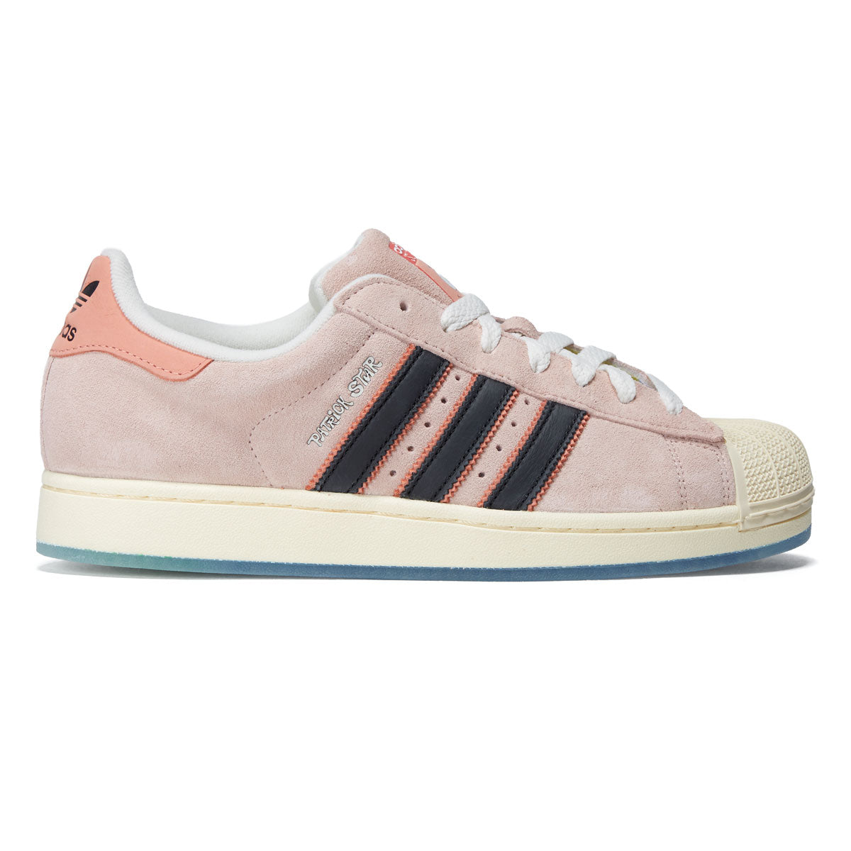 Adidas x Spongebob Patrick Superstar II Shoes - Pink/Core Black/Wonder Clay