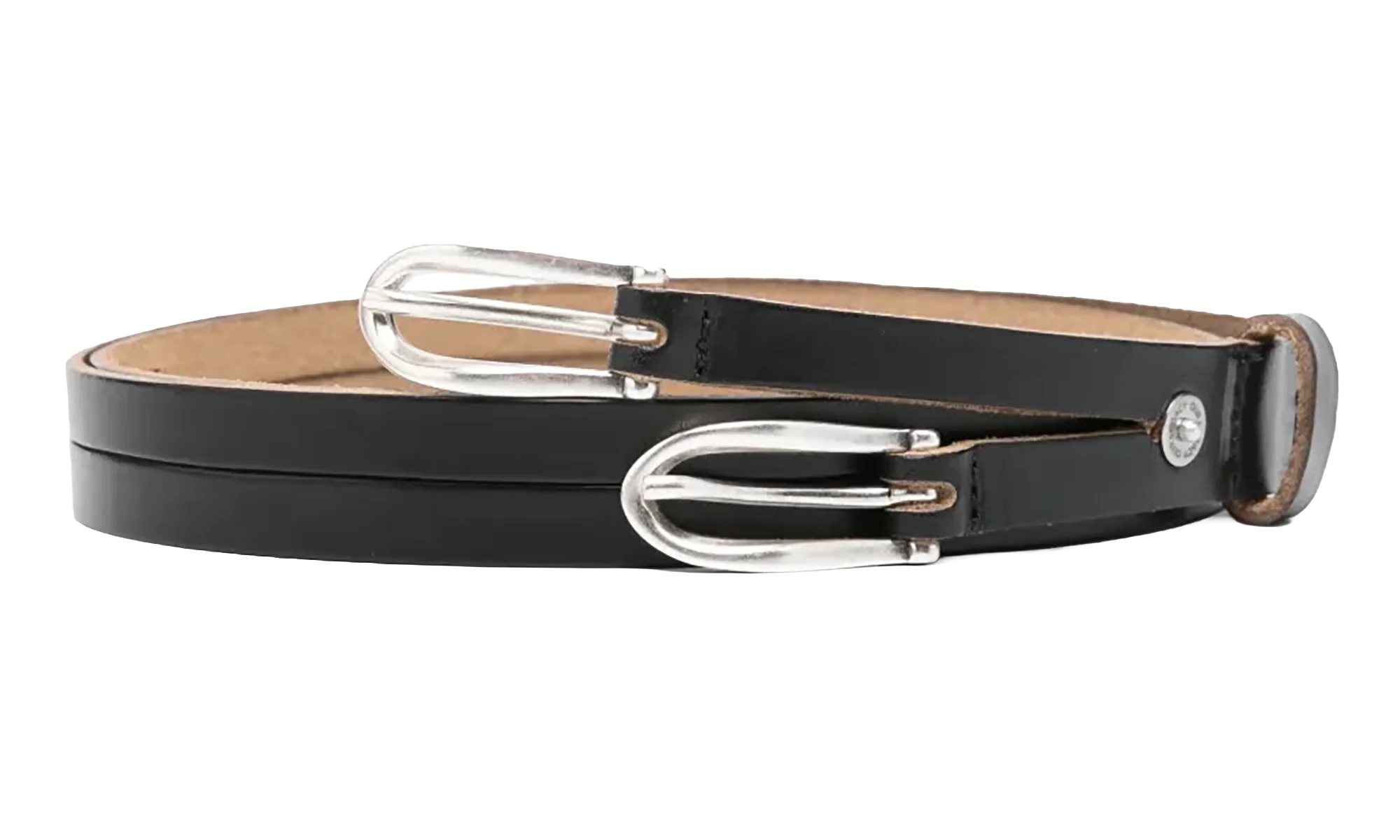 Twin Tongue Belt "Black" A2258TBC