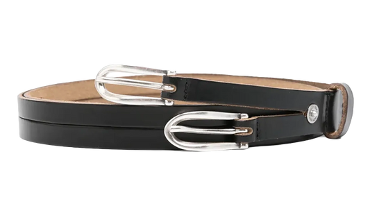 Twin Tongue Belt "Black" A2258TBC