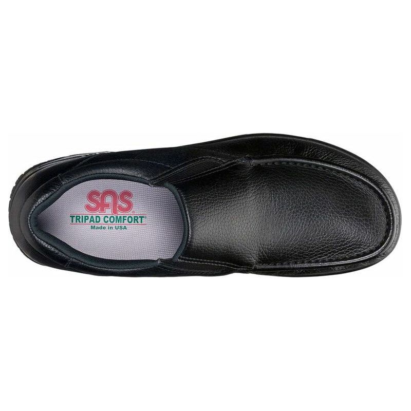 Men's Navigator SR Slip Resistant Non Slip Loafer in Black