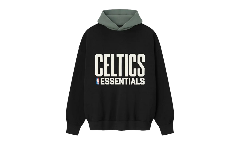 CELTICS SPORTS FIT HOODIE "BLACK / BALSAM GREEN" 192NB256407F