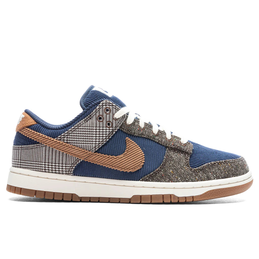 Dunk Low Retro Premium Tweed Corduroy Midnight Navy Ale Brown Pale Ivory