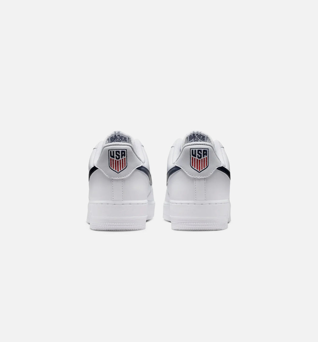 Air Force 1 07 LV8 USA Mens Lifestyle Shoe White University Red University Red Midnight Navy