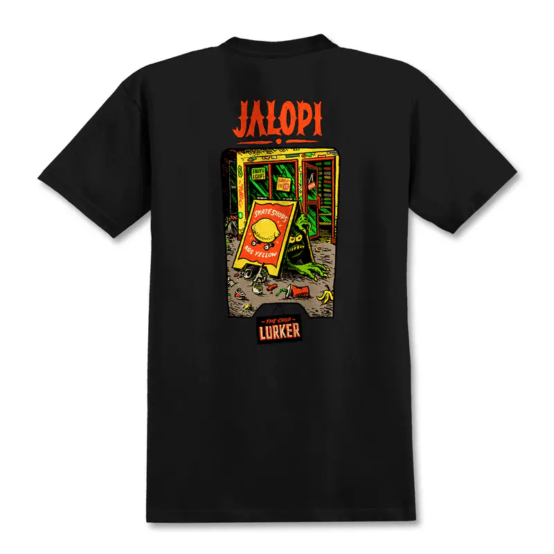 Anti Hero Skate Shop Day 26 Jalopi Shop Lurker Tee Black