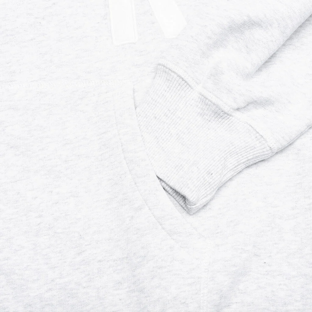 Word Salad Zip Hooded Sweatshirt Heather Grey