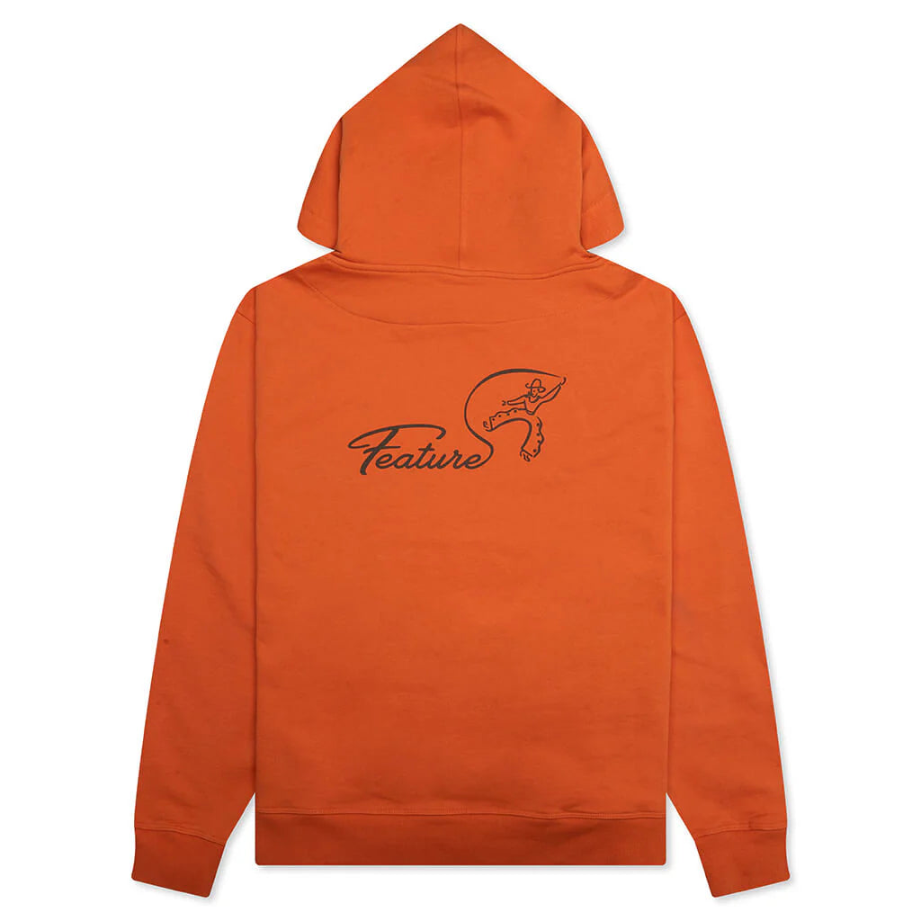 Cowboy Hoodie Burnt Orange