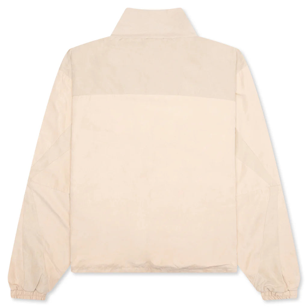Color Block Full Zip Tan