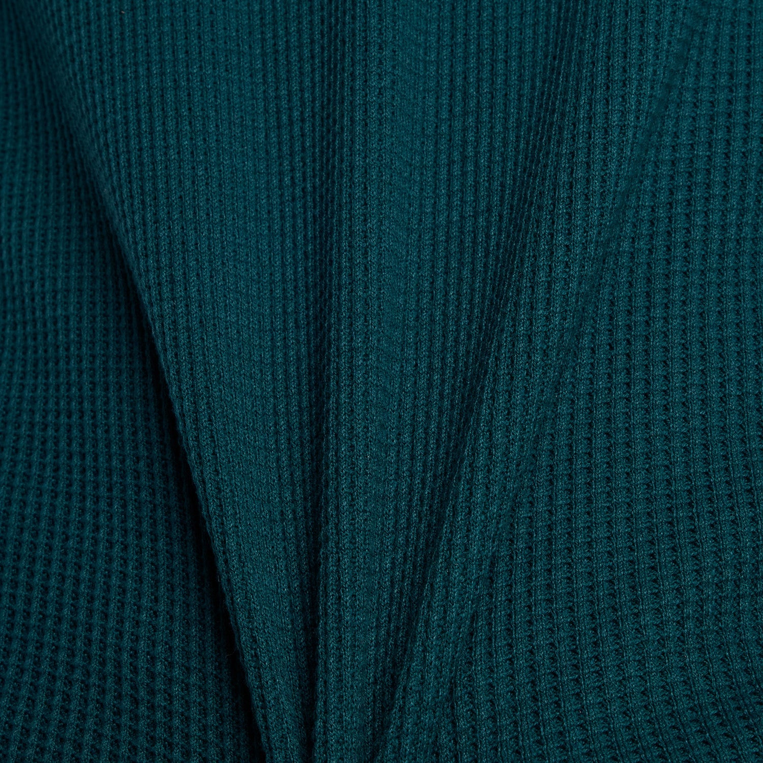 New Balance Numeric Waffle Knit Long Sleeve Henley Spruce