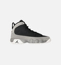 Air Jordan 9 Retro Particle Grey Grade School Lifestyle Shoe Grey Black
