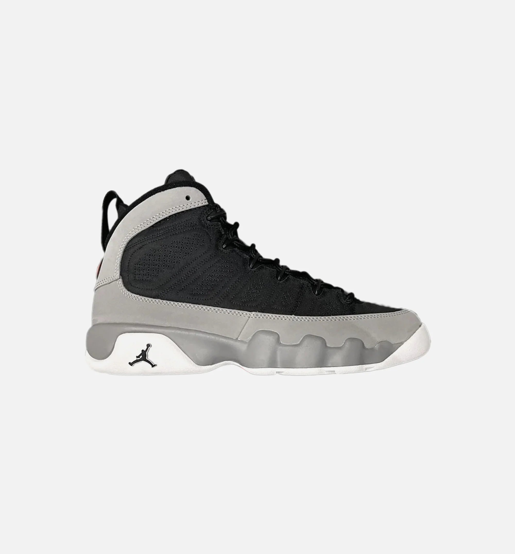 Air Jordan 9 Retro Particle Grey Grade School Lifestyle Shoe Grey Black