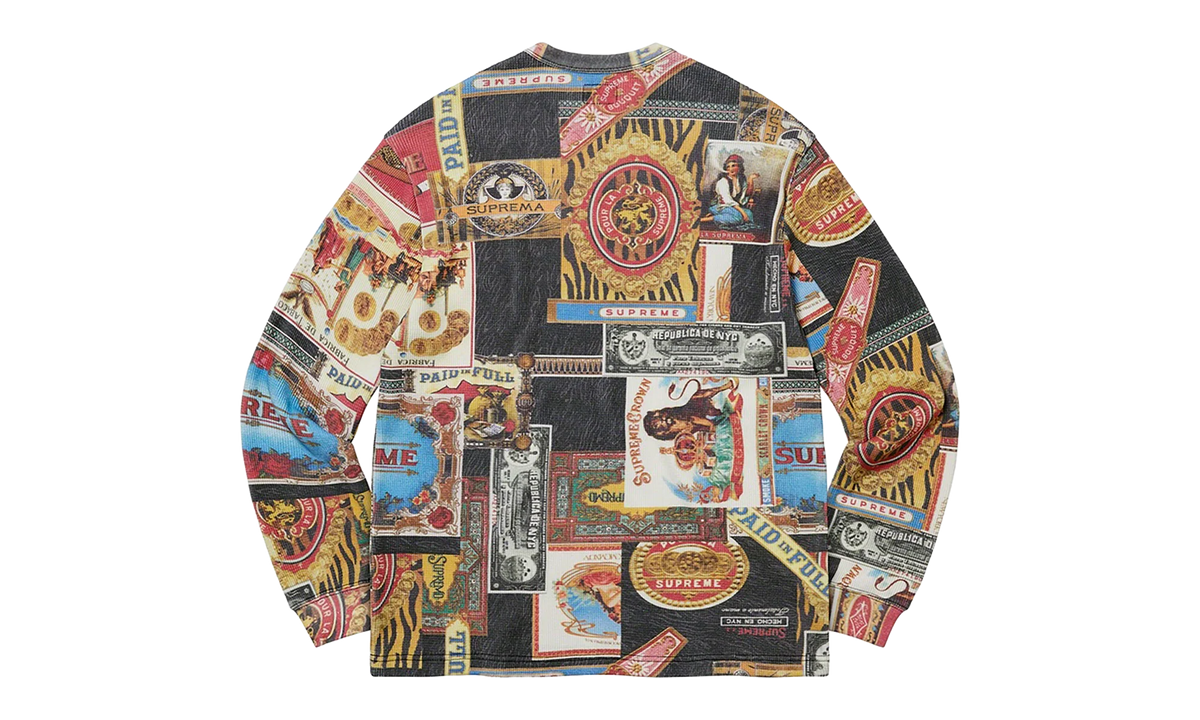 Republica Long Sleeve Thermal Shirt "FW22 - Black / Multicolor" SU27239
