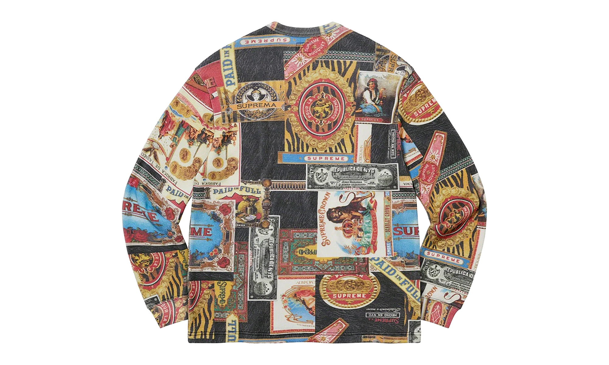 Republica Long Sleeve Thermal Shirt "FW22 - Black / Multicolor" SU27239