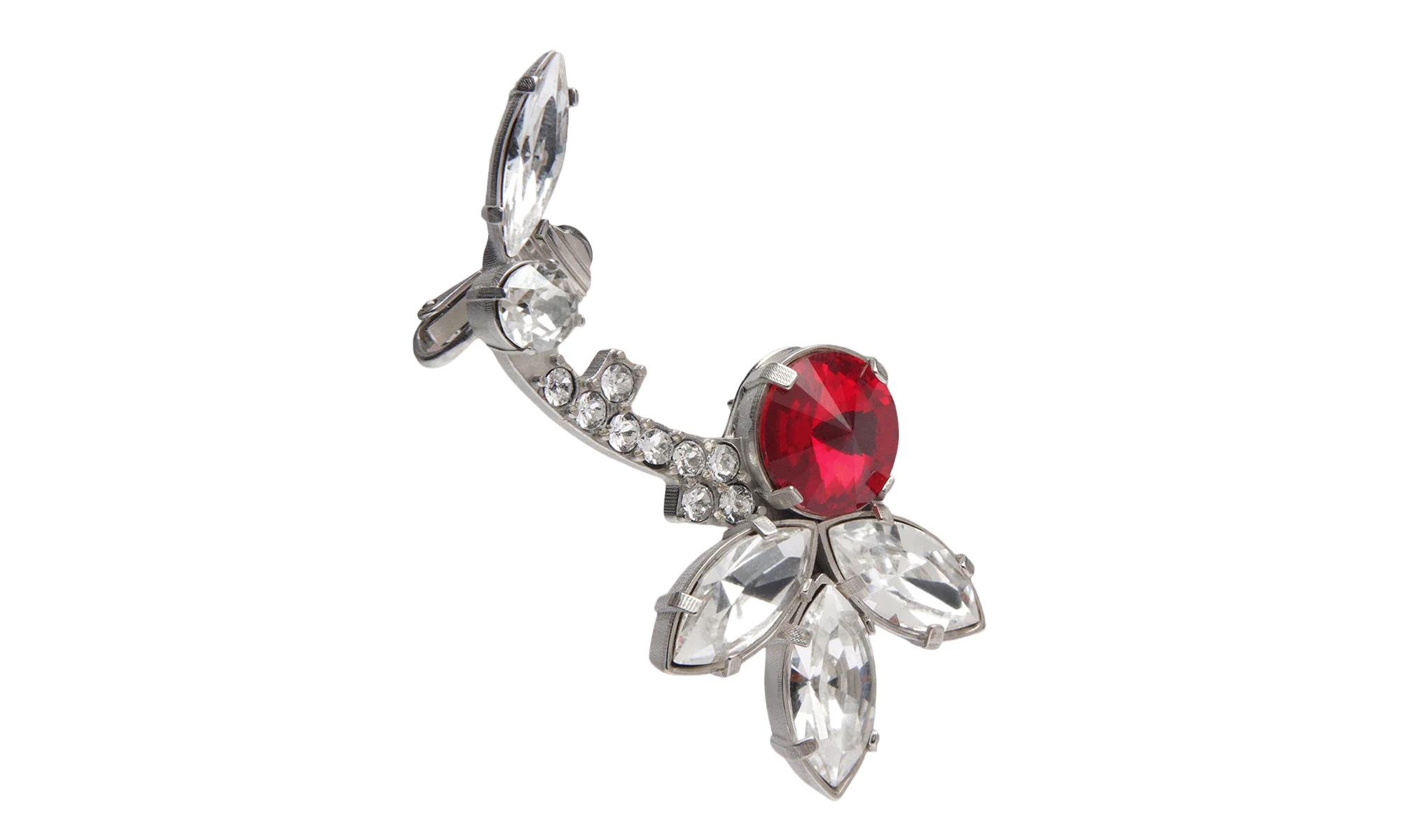 CRYSTAL DROP EARRINGS "RED" SM1VG0052P6479982