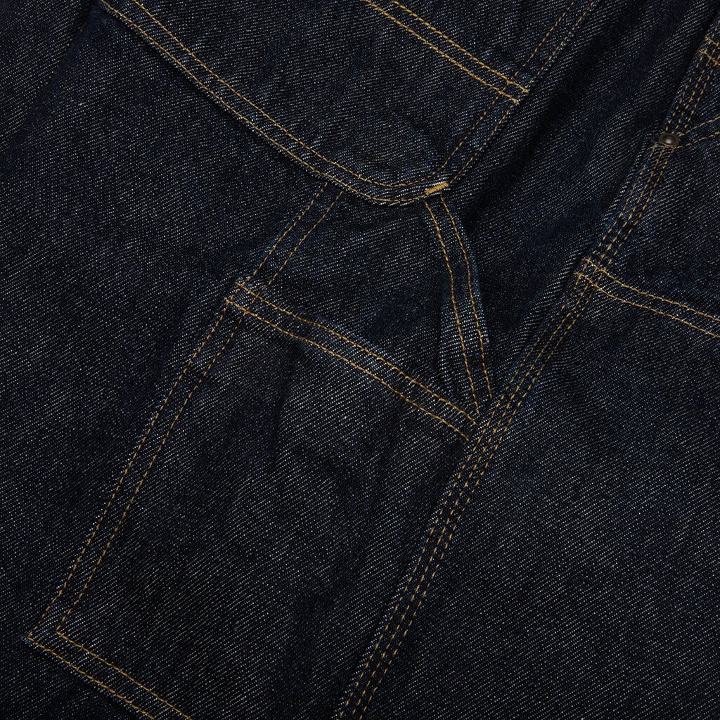 OG Double Knee Short Blue Rinsed