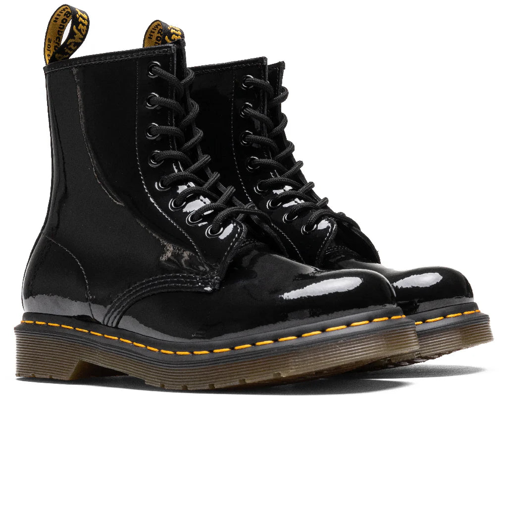 Womens 1460 Black Patent Lamper Black