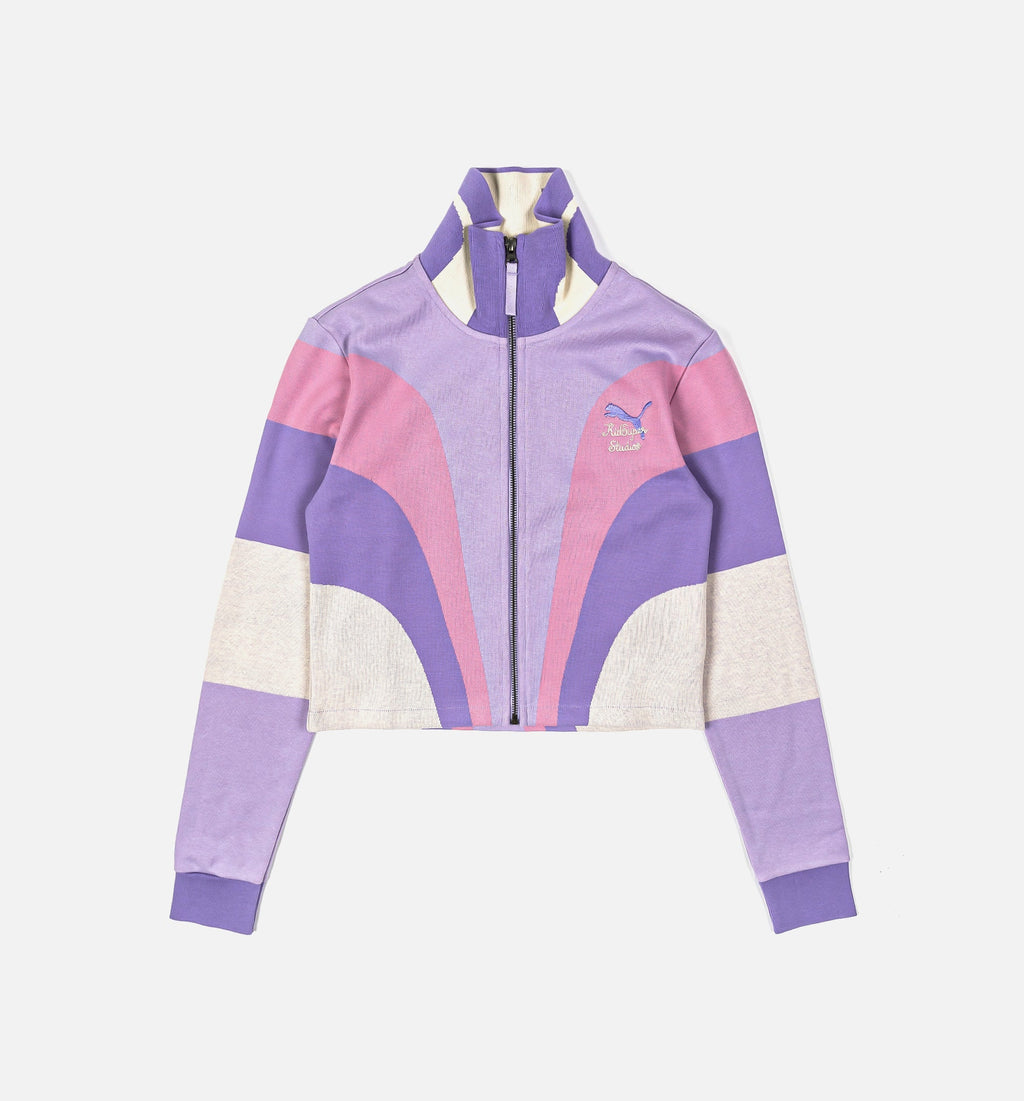 Puma x Kidsuper Zip Up Womens Jacket Purple Pink
