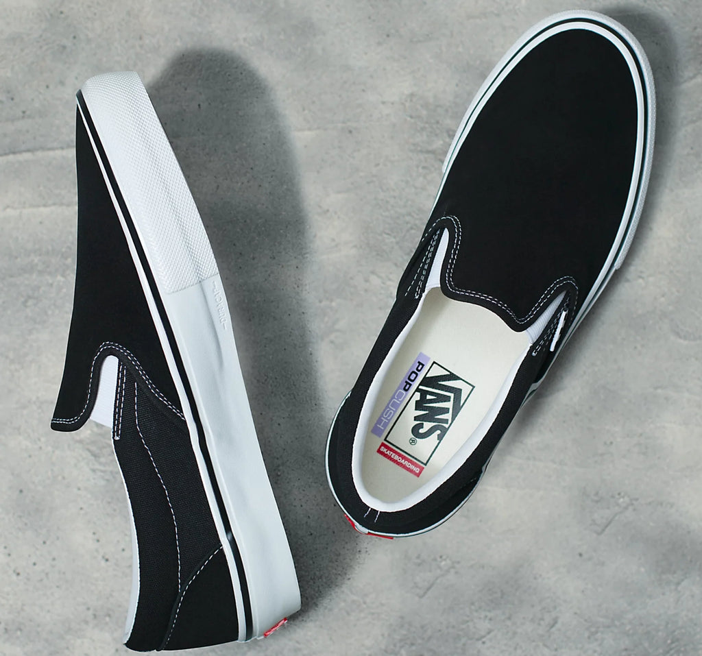 Vans Skate Slip On Black White