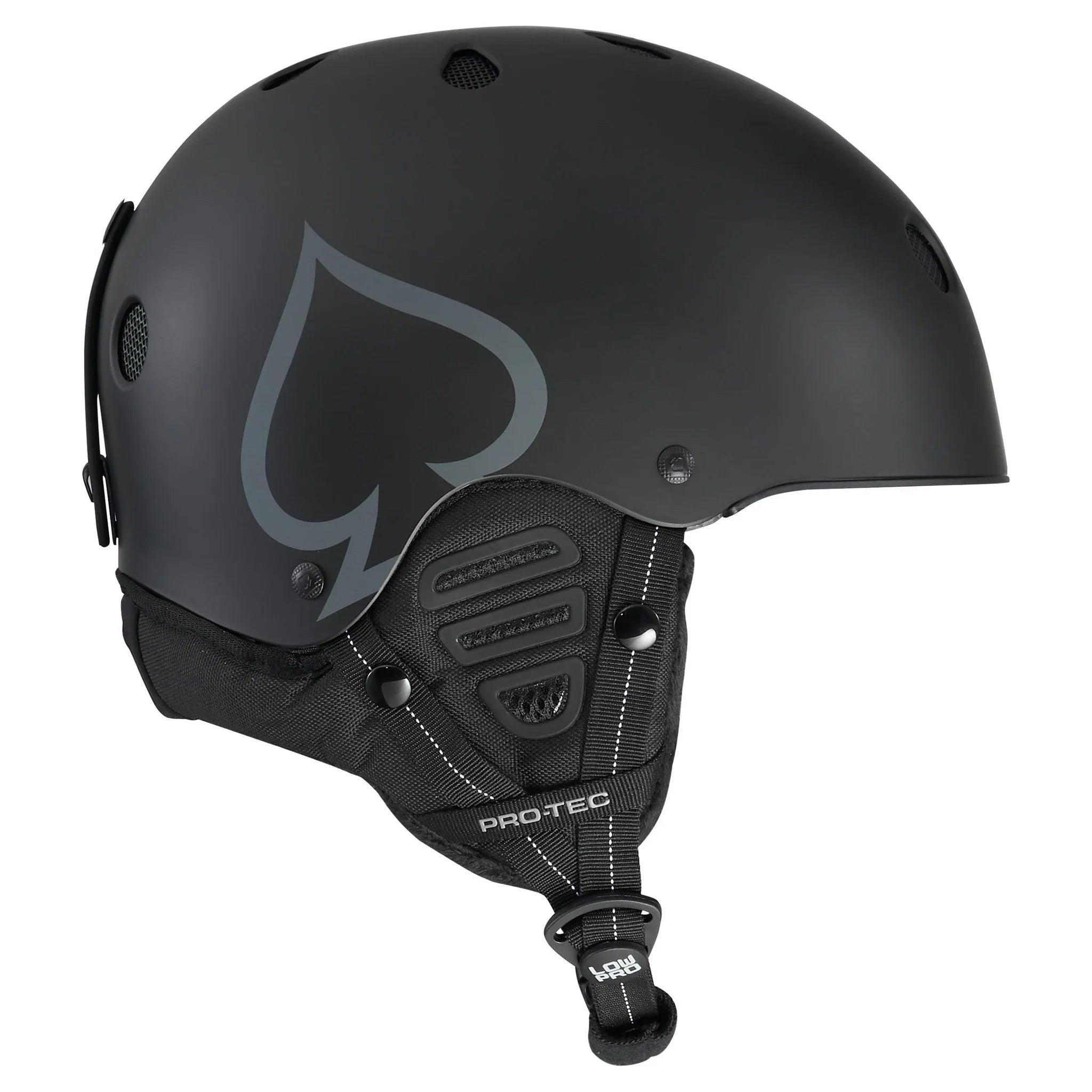 Protec Low Pro Snow Certified Helmet Matte Black