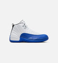 Air Jordan 12 Retro White and Game Royal Mens Lifestyle Shoe White Black Game Royal
