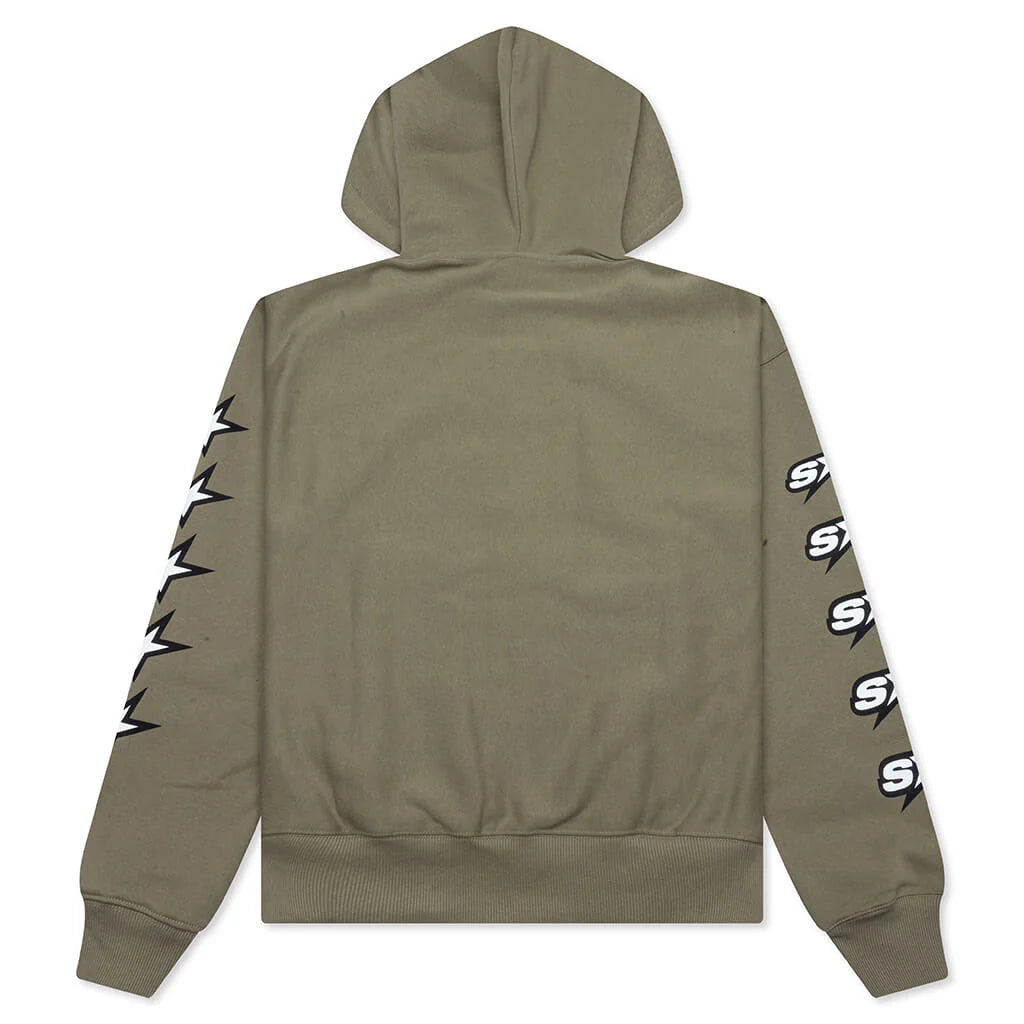 Speedway Zip Hoodie Army